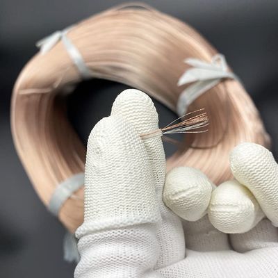 22 24 26 30 awg Copper Wire Copper Core 2P Transparent Parallel Wire 15ft Lighting Gold Silver Crystal LED Wire Chandelier Speaker kabels (22 awg 30ft, Gold Silver)