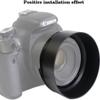 ES-68 Hood + Lens Cap Cover for Canon EF 50mm f/1.8 STM Not for EF50mm f/1.8 II,HUIPUXIANG 49mm Lens Cap view 3