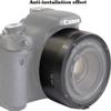 ES-68 Hood + Lens Cap Cover for Canon EF 50mm f/1.8 STM Not for EF50mm f/1.8 II,HUIPUXIANG 49mm Lens Cap view 4