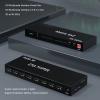 HDMI Switch, 6x2 HDMI Switcher 4K HDMI Splitter Selector with EDID Extractor 60Hz 3D HDCP 2.2 Optical and L R Audio Output with Remote Control (US Plug) view 2