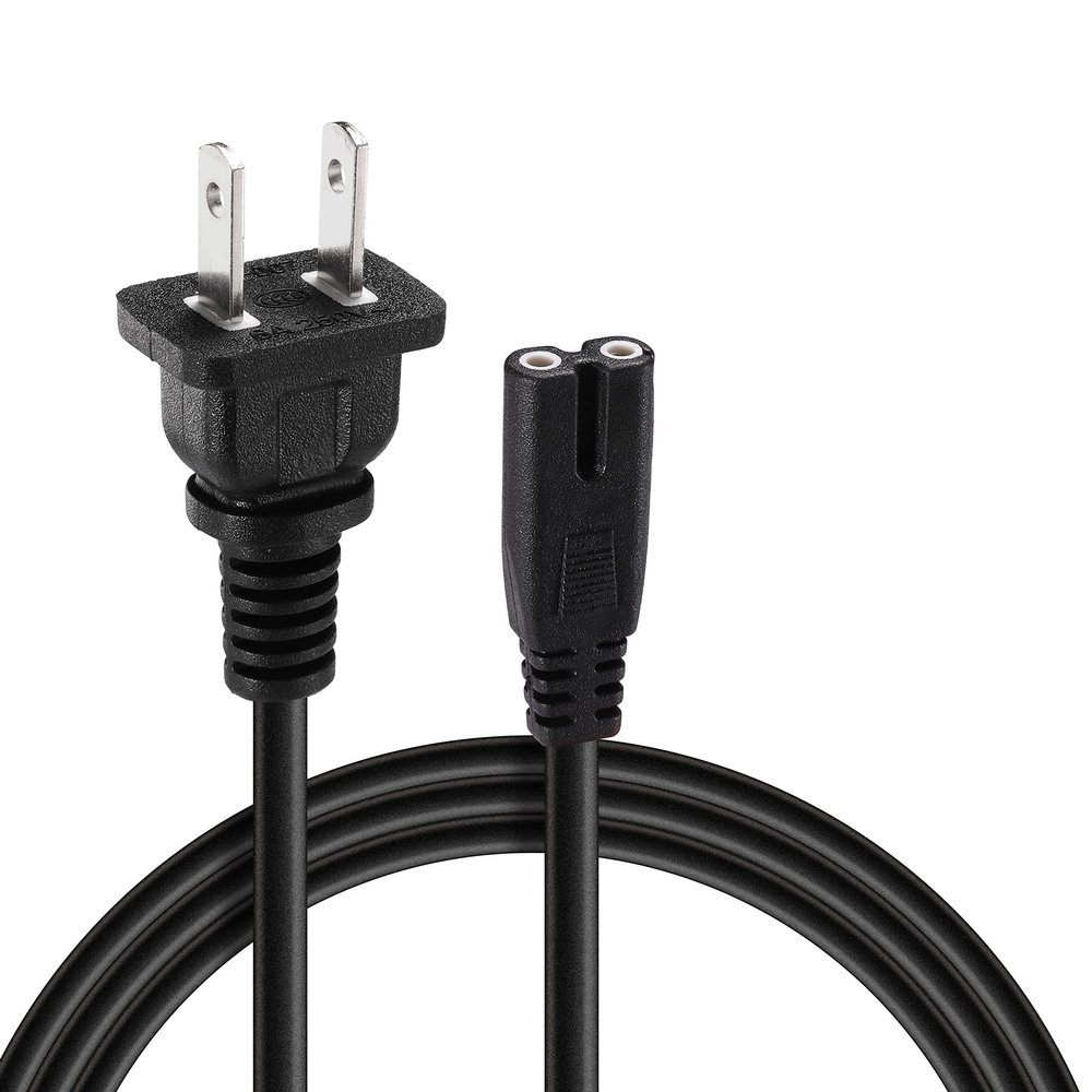 2 Prong Printer Power Cord AC Charger Cable Compatible with Canon Pixma TR4520 TR4527 TR4720 TR7520 TR7020 MG3620 IP8720 IP7220 TS9020 TS8320 TS6320 MX922 MX492 iX6820 Power Supply