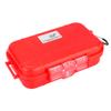 Shockproof Hard Storage Case with Rubber Pad, Airtight Outdoor Survival Container Box, Red view 1
