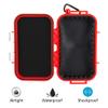 Shockproof Hard Storage Case with Rubber Pad, Airtight Outdoor Survival Container Box, Red view 3