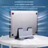 Aluminum Universal Smartphone Holder Tablet Stand,Fine Sandblasting,Stable Anti-Dumping,Multi-Faceted Silicone,Fully Scratch-Resistant and Non-Slip,Rapid Heat Dissipation,Equipment Thickness35mm view 4