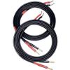 CNCESS CESS-119-6f Banana Plugs to Pin Type Plugs 12AWG 680 Strand Count Super Soft Silicone Wire Speaker Cable (6 Feet) view 4