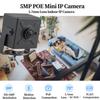 REVODATA 5MP POE IP Mini Camera, Ultra HD 2880x1620P, 3.7mm Lens(70FOV), Small Camera H.265 Surveillance Motion Detection, PC/Phone App(I706-2-P) view 2