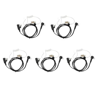 Amasu 10pcs CP200 Earpiece Earphone Surveillance Kit 2-Pin Headset Compatible with CLS1110 CP100 CLS1410 CP 040 CP100 CP125 RDV5100 RDV2020 RDU2020 RDU2080D