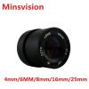 Lab Microscope Slides HD 4mm/ 6mm/8mm /12mm C-Mount Lens 1/3 F1.4 CS Industrial Camera Fixed-Focus Lens Microscope Parts (Color : 4mm) view 3