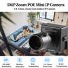 REVODATA 5MP POE IP Mini Camera,Ultra HD 2880x1620P, 2.8-12mm Manual Zoom Lens Small Indoor H.265 Surveillance Camera,PC/Phone App,Motion Detection (I712-P) view 2