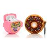 (2 Pack) BGAANM Cute Airpods 1/2 Case Silicone Cover with Keychain, Cartoon Skin Design Headphones Charging Case Protective Cover Accessories Kits Compatible for Airpods 1 and 2 (Bubble+Donuts) view 1