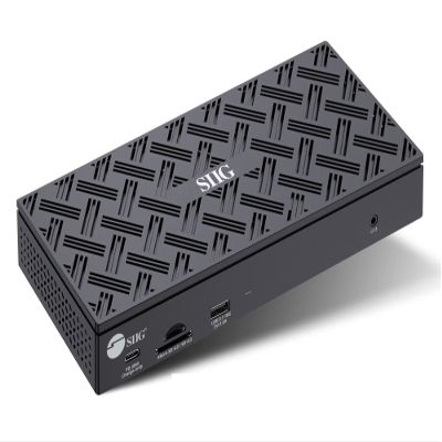 SIIG USB-C Quad 4K 60Hz Docking Station with 100W PD - Quad 4K@60Hz Monitor Laptop Dock - DisplayLink - 4 HDMI 4 DisplayPort, 4X USB-A, 2X USB-C, Thunderbolt 3 Compatible, 2.5 Gigabit Ethernet