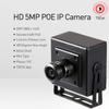 REVODATA 5MP POE IP Mini Camera, 1.44mm Fisheye Lens(180FOV), 2880x1620P Ultra HD, H.265 Surveillance Small Camera, Motion Detection, PC/Phone App(I706-4-P) view 2