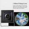 REVODATA 5MP POE IP Mini Camera, 1.44mm Fisheye Lens(180FOV), 2880x1620P Ultra HD, H.265 Surveillance Small Camera, Motion Detection, PC/Phone App(I706-4-P) view 3