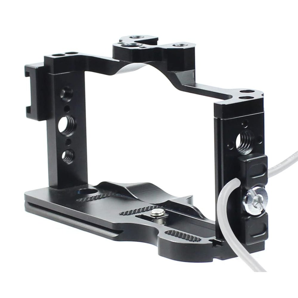 FEICHAO ZV1 Camera Cage Kit Compatible with Sony ZV1 Video DSLR Stabilizer Extension Bracket (Cage with Cable Clip)