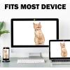 Veekyvicky Laptop Camera Cover Slide Webcam Cover for Privacy Fits for Mini PC, PC, Surface, Tablet, Desktop Computer, Smart phone - 3 Packs, Cool Duck view 3