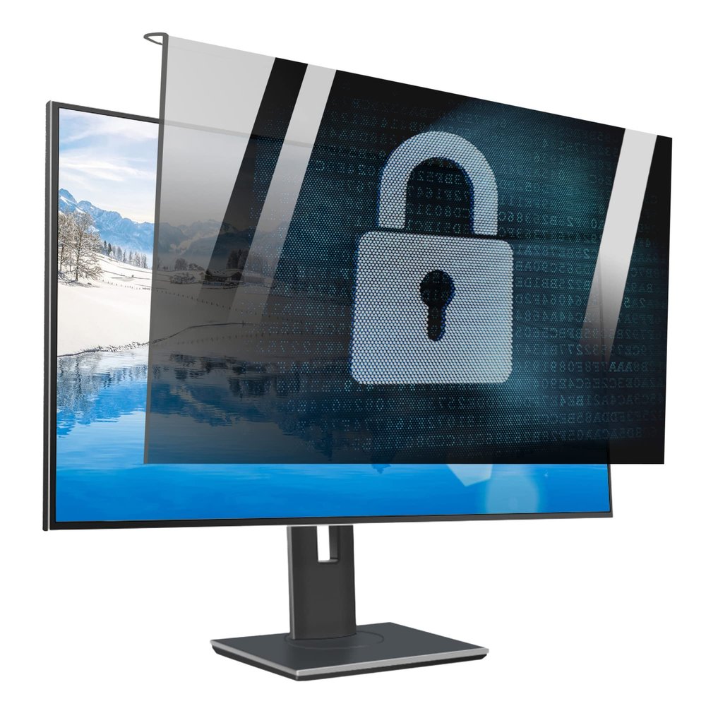 JFGH Computer Monitor Privacy Screen Filter, 17-32 Inch Hanging Removable Screen Protector Anti Blue Light Eye Protection / 24in 540x340mm