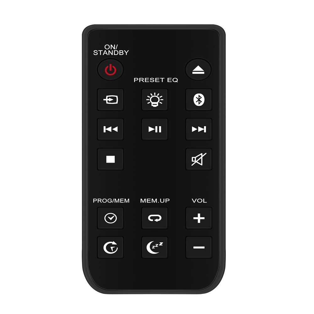 AULCMEET Remote Control Replacement for Blackweb BWA17AA005 Hi-fi CD Player Stereo