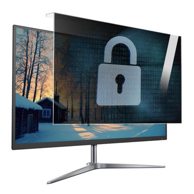 JFGH 17-32inch Hanging Privacy Screen Filter for Widescreen Monitors, Anti-Glare Blue Light Eye Protection Protector Film for Hp Dell Asus Acer Sony Samsung Lenovo / 19in 391x320mm