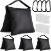 Aimosen 4 Packs Sandbags Weight Bags for Light Stand Photography Video Equipment, Heavy Duty Saddlebag for Backdrop Stand, Photo Tripod, Canopy, Pop up Tent, Umbrella Base, Fishing Chair, Picnic Table view 1