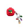 3D Fruit Headphones Case Compatible with Samsung Galaxy Buds Live(2020) Silicone Case with Lovely Accesories Kids Teens Girls Women Funny Kawaii Cover for Galaxy Buds Pro(2021) (Red Cherries) view 1
