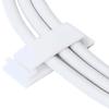 Cable Clips, Ethernet Cable Organizer, Conwork Adhesive Wire Management Clamps, Desktop Cord Holder Hider, Charging Cable Organizer & Management System for TV PC Laptop Home Office [50-Pack, White] view 1