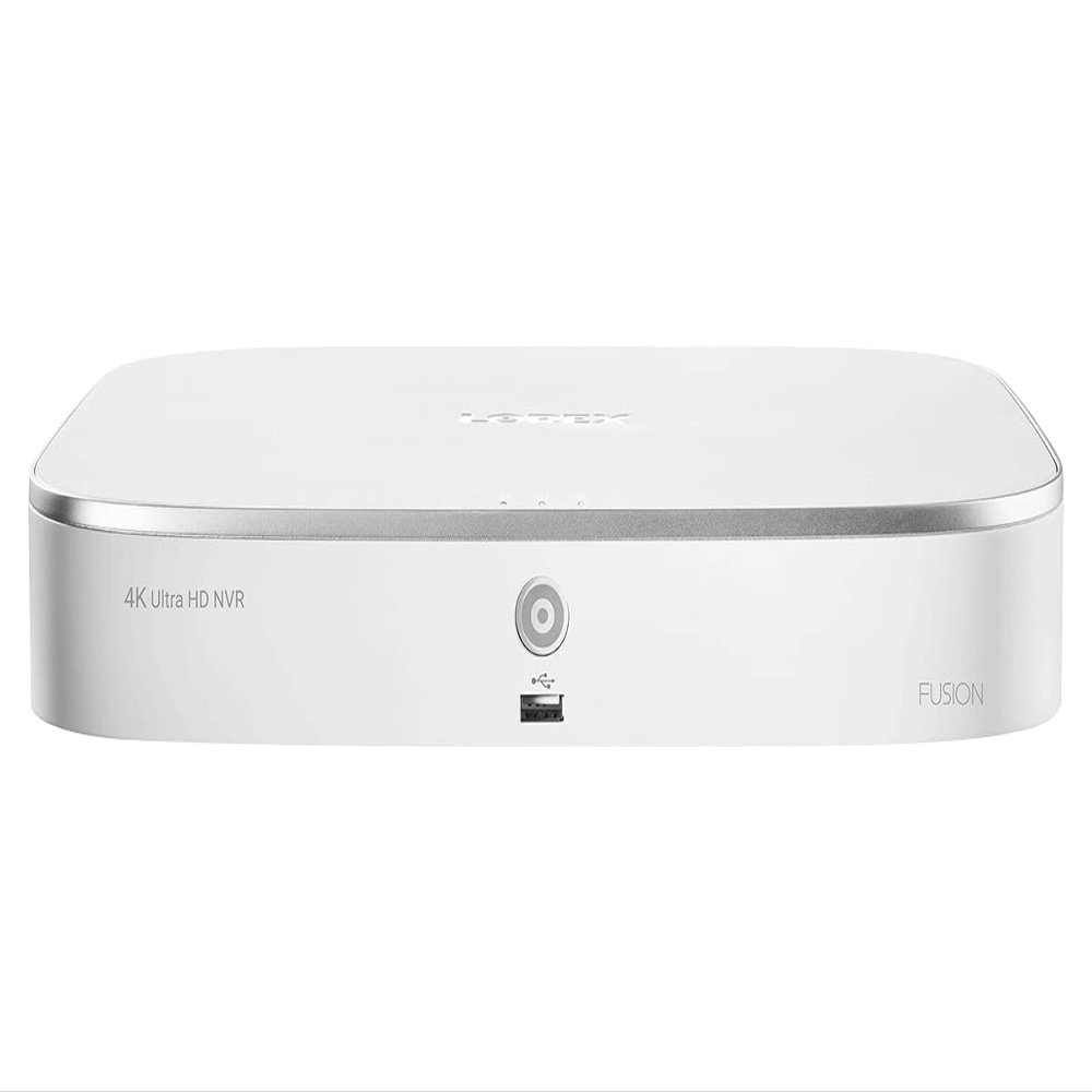 Lorex 4K 16 Camera Capable (8 Wired/8 Fusion WiFi) 2TB NVR System - Wired + Wireless Connectivity Capability, Remote Viewing, Local Storage & No Fees  Added Protection to Lorex Security Cameras