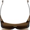 Calabria 3000 Fit Over Safety Glasses Fitover Eyewear Copper Green Smoke 3 Pack Men Women Wrap Around Anti Fog Scratch Glare view 3