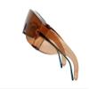 Calabria 3000 Fit Over Safety Glasses Fitover Eyewear Copper Green Smoke 3 Pack Men Women Wrap Around Anti Fog Scratch Glare view 4