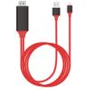 PRO USB-C HDMI Compatible with Motorola Edge 20 Pro at 4k with Power Port, 6ft Cable at Full 2160p@60Hz, 6Ft/2M Cable [RED/Thunderbolt 3 Compatible] view 1