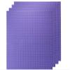 SlabDreamLab 12"X12" Baseplate for All Major Building Bricks and Blocks (Pastel Purple, 4-Pack) view 1