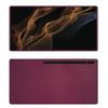 Decalrus - Protective Decal for The Samsung Galaxy Tab S8+ (12.4" Screen) Tablet Wine Carbon Fiber Skin Skins Decal for case Cover wrap CFsamsungGalaxyTabS8plusWine view 1