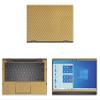 Decalrus - Protective Decal for The Dell Inspiron 7000 i7306 2-in-1 with Active Pen (13.3" Screen) Laptop Gold Carbon Fiber wrap CFdellInspiron13_I7306penGold view 1