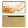 Decalrus - Protective Decal for The Samsung Galaxy Tab S8 (11" Screen) Tablet Gold Carbon Fiber Skin Skins Decal for case Cover wrap CFsamsungGalaxyTabS8Gold view 1