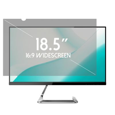 ANBAC 18.5 Inch Desktop Privacy Screen Shield for 16:9 Wide Monitor - Anti Glare Computer Privacy Screen Cover | Blue Light Blocking Screen Protector | Scratch Resistant UV Filter | Attachment Type