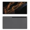 Decalrus - Protective Decal for The Samsung Galaxy Tab S8+ (12.4" Screen) Tablet Grey Carbon Fiber Skin Skins Decal for case Cover wrap CFsamsungGalaxyTabS8plusGrey view 1