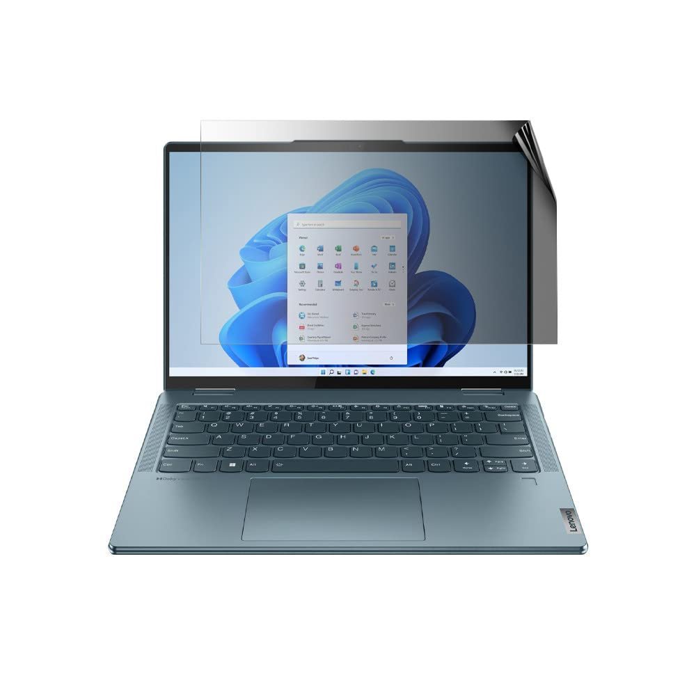 celicious Privacy 2-Way Anti-Spy Filter Screen Protector Film Compatible with Lenovo Yoga 7i 14 14IAL7 (2-in-1)