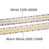 LED Strip Lights, SMD 2835 LED Tape 480leds/m, DC12V 24V 2400LEDs 16.4Ft High Density LED Light Strips Non-Waterproof IP21, Cool White 6500K (Warm White 12V) view 4