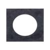 5x5 Mat For 7x7 Frame - Precut Black Suede Circle Shaped Photo Mat Board Opening - Acid Free Matte and Bevel Cut for Family Photos, Pack of 1 Matboard Show Kit With Acid Free Backing & Clear Bag view 1