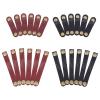 24pcs Leather Winder Headphone Wire Holders Data Line Organizers Earphone Winders Cow Leather Cable Straps Clips Cow Leather Cable Clips Cable Tie Keepers Cord Holders view 1