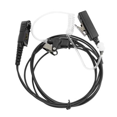 Amasu XPR3300e XPR3500e Earpiece Surveillance Headset Earphone Earhook Acoustic Tube with PTT Mic Compatible with XPR3300 XPR3500 XPR3000 DP2400 DEP550 DEP570 DP3441 MTP3000 MTP3100 XiR P6600