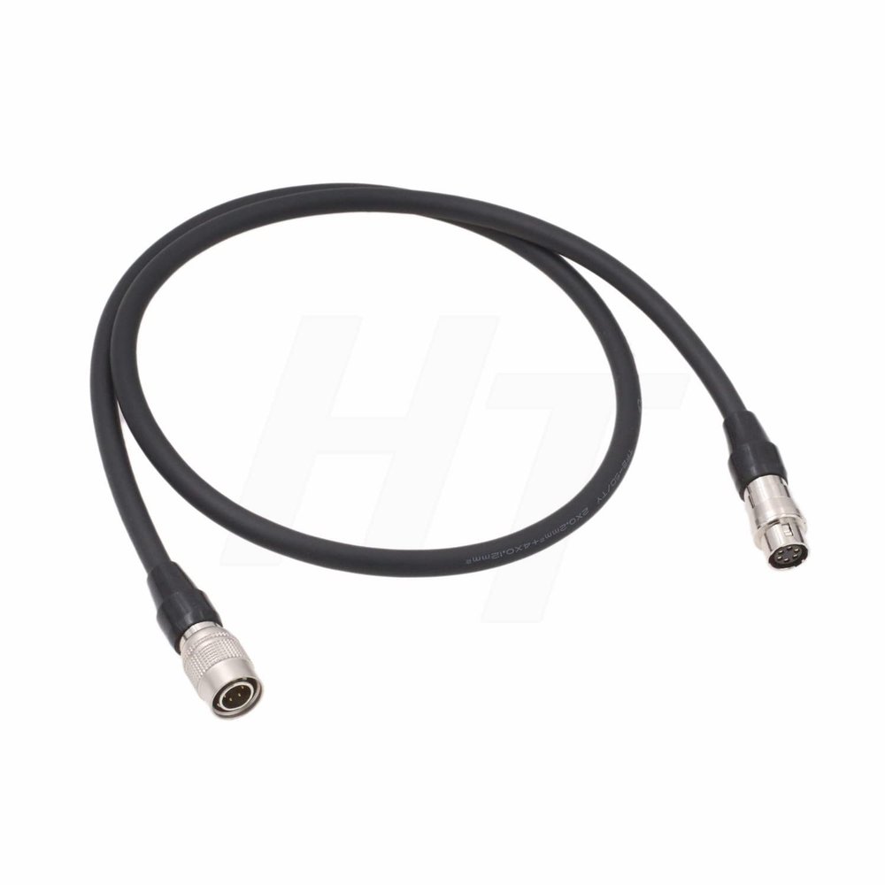 HangTon Extension Cable Hirose 6 Pin Male to 6pin Female for Basler Sony Dalsa Baumer Industrial Vision Camera (50)