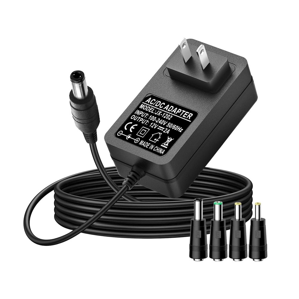 12V AC/DC Charger Power Cord Compatible for Seagate Freeagent Goflex, Backup Plus SRD0SD0, WD Western Digital, Elements Desktop, Fantom Drives, WD_Black D10, Avolusion PRO-5X External Hard Drive