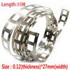 2P Nickel Plating Strip 0.15x27mm,2P Nickel Strip for 18650 Battery Spot Welding, Connect 18650 Battery in Parallel, (2p/10) view 2
