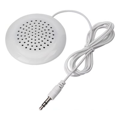 KUJOBUY Pillow Speaker 3.5mm Mini Under Pillow Music for iPod Flat Speaker for Phone Sleep or Hypnosis Sound Portable Sleeping Sound Small Sleeping Audio System for MP3