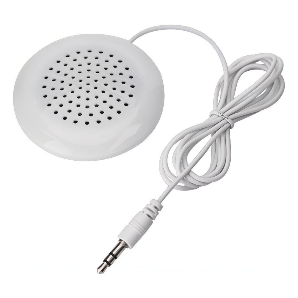 KUJOBUY Pillow Speaker 3.5mm Mini Under Pillow Music for iPod Flat Speaker for Phone Sleep or Hypnosis Sound Portable Sleeping Sound Small Sleeping Audio System for MP3