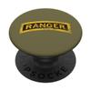 US Army Vintage Ranger Tab OD Green PopSockets Swappable PopGrip view 1