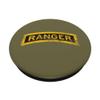 US Army Vintage Ranger Tab OD Green PopSockets Swappable PopGrip view 2