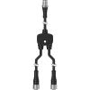 Banner Engineering Corporation CSB-M1241M1241, Splitter Cable, Str M12 M 4p 0.3m to 2 x Str M12 F 4p 0.3m, Black, 75273 view 1