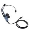 BlueParrott B250-XTS Mono Bluetooth Wireless Headphones 91% Noise Canceling Over Head Trucker Headset with Mic, Lightweight Design with Adjustable Headband, 20 hrs. Talk Time, Blue view 3