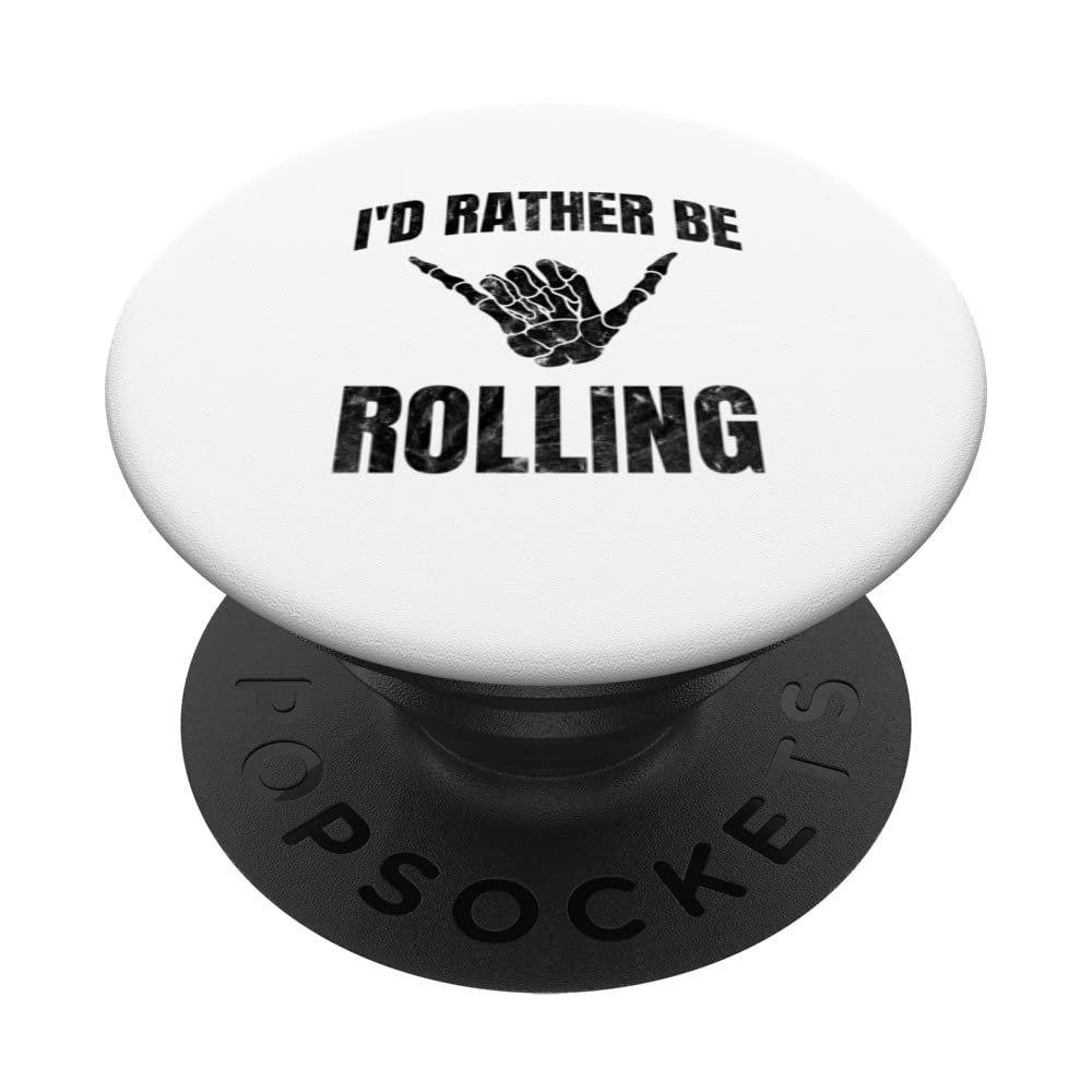 Vintage Jiu Jitsu I'd Rather Be Rolling Grappling BJJ PopSockets Swappable PopGrip